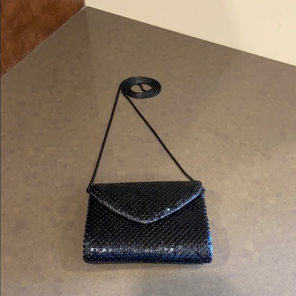 Vintage Black Chainlink Mini Evening Bag - Picture 3 of 9